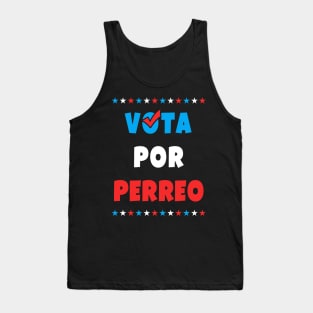 Vota Por Perreo - Puerto Rican Election Tank Top